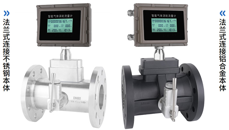 氣體渦輪流量計(jì)材質(zhì)分類圖